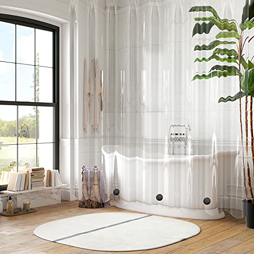 VANZAVANZU 3 Pairs Shower Curtain Weights, Silicone Wrapped Magnets, Heavy Duty Magnets Prevent Curtain Liner from Blowing, Rust-Free, Black - color: Black, size: 1.2"W x 1.2"L (Pack of 3)