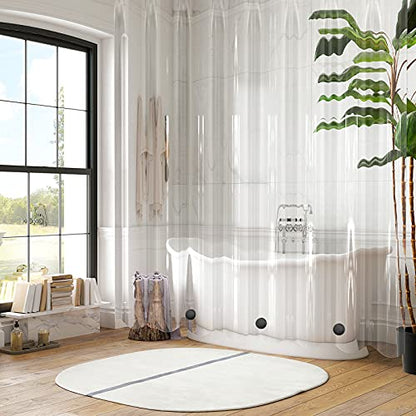VANZAVANZU 3 Pairs Shower Curtain Weights, Silicone Wrapped Magnets, Heavy Duty Magnets Prevent Curtain Liner from Blowing, Rust-Free, Black - color: Black, size: 1.2"W x 1.2"L (Pack of 3)