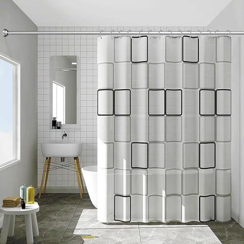Umimile Shower Curtain Rod, 1 Inch Adjustable Spring Tension Curtain Rod - color: Stainless Steel, size: 42-70”