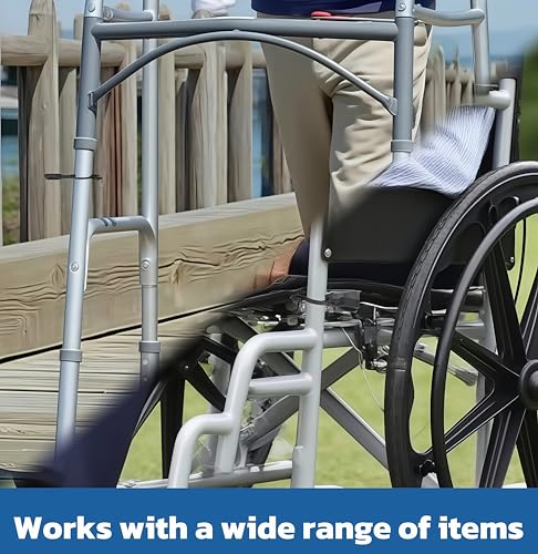 2 Pack Elderly Bath Chair Shower Head Holder – Handicap Shower Head Holder Accessories, Bath & Shower Head Holder Aids, Wheelchair Cane Holder Kit for Shower Seat