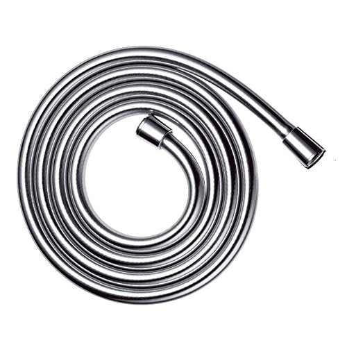59 Inch Shower Hose Replacement, Chrome PVC, Fits G1/2 Standard Interface, High Pressure, 360 Rotation, 1.5m Length, 1 Pack - color: PVC Chrome