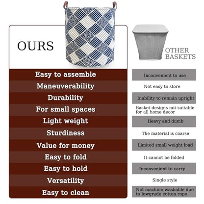 80L Waterproof Laundry Hamper in Family Leather Handle Laundry Basket in Dormitory Collapsible Laundry Bag in Nursery (91-Satisfied laundry hampers) - color: 91-Satisfied laundry hampers