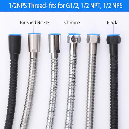 69 Inches Shower Hose,304 Stainless Steel Metal Shower Hose Attachment for Hand Held Shower Head,Shower Hose Extra Long, Brushed Nickle