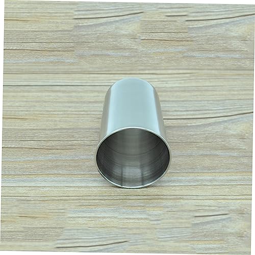2pcs Stainless Steel Water Tumbler Cups Versatile Drinking Cups for Beverages Toothbrush Rinsing Parties Home Use Silver Finish Easy to Clean
