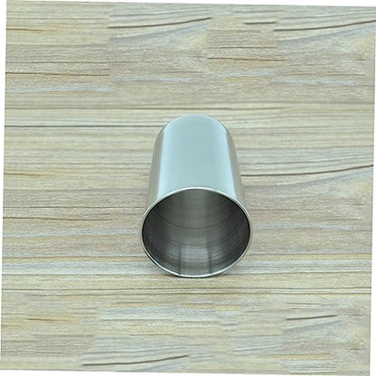 2pcs Stainless Steel Water Tumbler Cups Versatile Drinking Cups for Beverages Toothbrush Rinsing Parties Home Use Silver Finish Easy to Clean