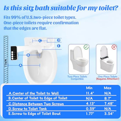 Bidet Attachment for Toilet,Non-Electric Bidet Attachments with Independent Adjustable Water Pressure,Retractable Self-Cleaning Nozzles for Feminine and Rear Washing-Black - color: A3-Bidet Attachment