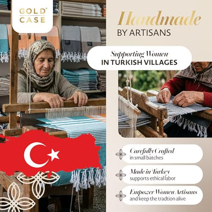 Gold CASE Turkish Beach Towel Set of 5 – 100% Cotton Beach Towels Oversized 70x38'' – MYRA Quick Dry Swim Towel – Lightweight Turkish Towels Set in Multi Color - color: Multi-1, size: Beach-Bath Towel Set of 5