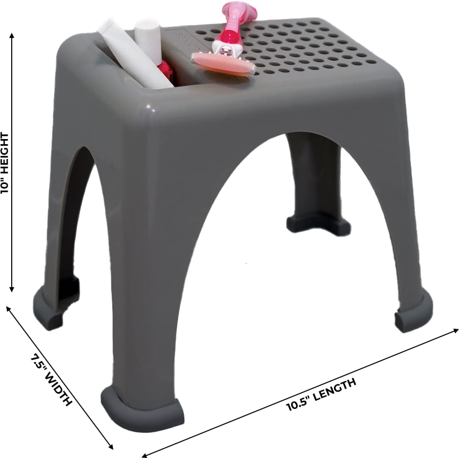Easy Reach Foot Rest for Shower & Pedicures – Non-Slip Shaving Stool