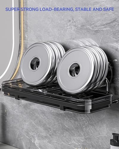 PEISAINOX Soap Dish for Shower Suction Cup Wall Soap Bar Holder Self Draining NO-Drilling Removable Sponge Holder for Bathroom Bathtub Kitchen Sink Waterproof Strong Vacuum Suction Adhesion