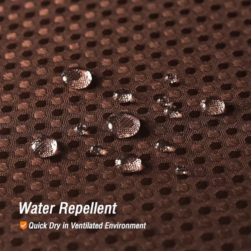 Long Brown Fabric Shower Curtain, 72 x 78 | Tall Cloth-Textured Shower Curtain for Bathroom, Water Repellent, Machine Washable - color: Brown, size: 72"W x 78"L (Pack of 1)