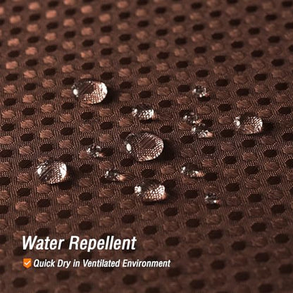 Long Brown Fabric Shower Curtain, 72 x 78 | Tall Cloth-Textured Shower Curtain for Bathroom, Water Repellent, Machine Washable - color: Brown, size: 72"W x 78"L (Pack of 1)