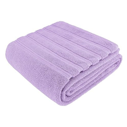 American Soft Linen 100% Cotton Luxury Turkish Towels, 35x70 XL Bath Sheet | Soft Absorbent Quick Dry OEKO Tex Standard 100 Certificated Durable Machine Washable Premium Hotel Quality - color: Lilac, size: 1 Piece set