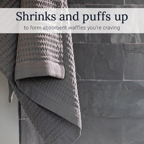 GILDEN TREE Waffle Bath Sheet Quick Dry Towel, Thin Luxury Bath Towels, Bath Sheets 40x80 Large Bath Towels, Modern Style (Slate) - color: Slate, size: Bath Sheet (40" x 80")