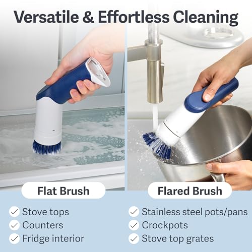 Casabella Power Spin Handheld Scrubber - style: Handheld