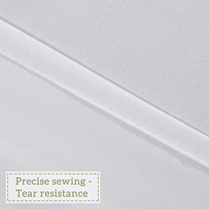 Victorian Ruffle Shower Curtain, 72" W x 72" H, White (Pack of 2) - color: White, size: 72"W x 72"L (Pack of 2)