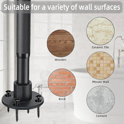 L Shaped Shower Curtain Rod, (23.6"-33.5"x23.6"-33.5") Adjustable Curved Shower Rod, 90 Degree Corner Shower Rods for Bathroom Clothing Store Locker, locker rooms, fitting rooms,Black - size: 23.6"-33.5"x23.6"-33.5"