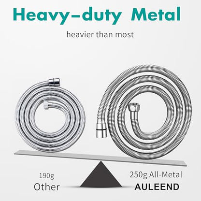 shower hose 304 stainless steel extra long shower hose replacement handheld shower head hose extension (Chrome, 78 inch) - color: Chrome, size: 78 inch