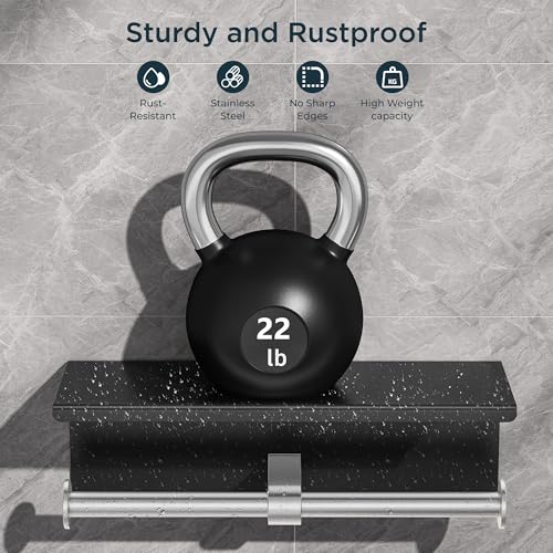 FORIOUS Toilet Paper Holder with Shelf, Commercial Toilet Paper Dispensers | Black & Brushed Nickel | Wall Mount Bathroom Tissue Holder | SUS304 Stainless Steel Rustproof | Double Tissue Roll Holder - color: Matte Black & Stainless Steel