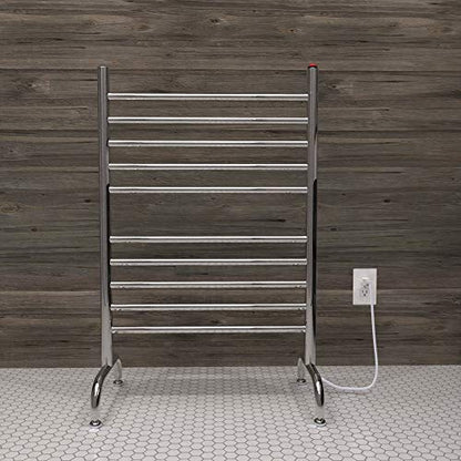 Amba SAFSP-24 Solo 24" Freestanding 10 Bar Towel Warmer in Polished