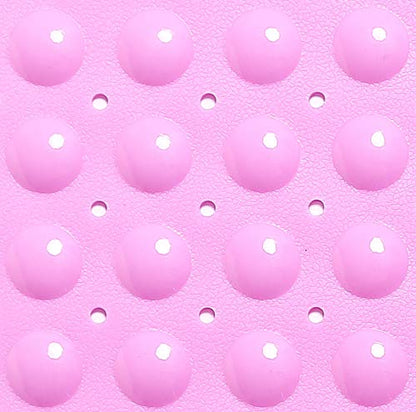 Large Non-Slip Bathtub & Shower Mat 31”x16” (Smooth/Non-Textured Tubs Only) Safe, Clean, Machine-Washable, Superior Grip&Drainage, Vinyl, Opaque Pink - color: Opaque Pink, size: Large (31"x16")