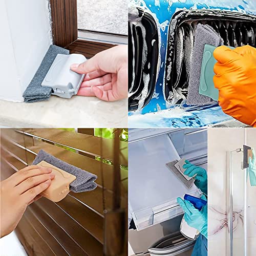 Magic Window Track Cleaner, Window Groove Cleaning Brush Tools Set, 5Pcs | Groove Gap Corner Crevice Cleaner for Windows and Tracks, Window Track Cleaning Tools