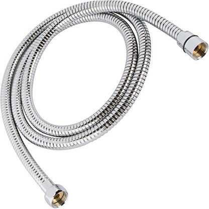 72 Inch Flexible Shower Hose - Polished Chrome | Extra Long, Stainless Steel, Anti-Kink, Universal Replacement Tube For Handheld Showerheads, Showers & Baths, Easy Install - color: Polished Chrome
