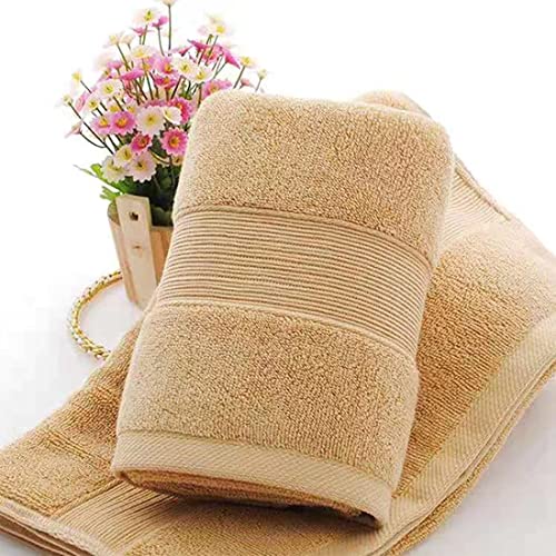 Lchkrep Bathroom Hand Towels (14x30 inch), Home Soft Cotton Super Soft Highly Absorbent Hand Towels for Bath, Hand, Face, Gym and Spa (Beige) - color: Beige