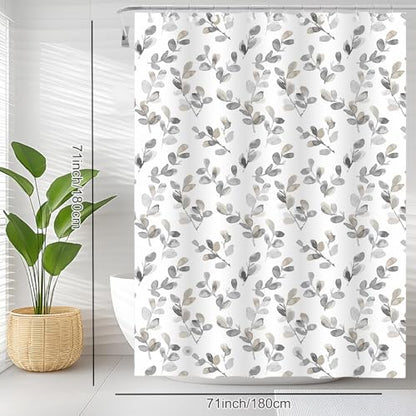Shower Curtain Liner 72 x 72, Plastic Waterproof 4G Lightweight Shower Liner for Bathroom, with Grommets Holes and 3 Heavy Duty Magnetic Weights - color: Mimosa
