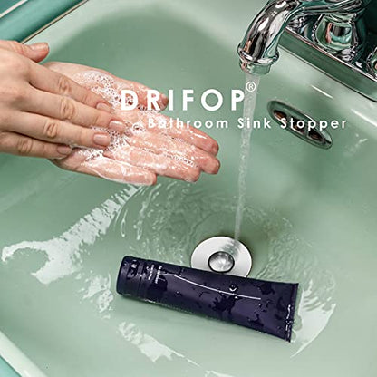 Universal Bathroom Sink Stopper, Basin Pop-up Bathroom Sink Drain Strainer, Bathroom Drain Stopper with Stainless Steel Hair Catcher for 1.1-1.5 Inch Drain(1 PCS, Silver) - color: Chrome Silver