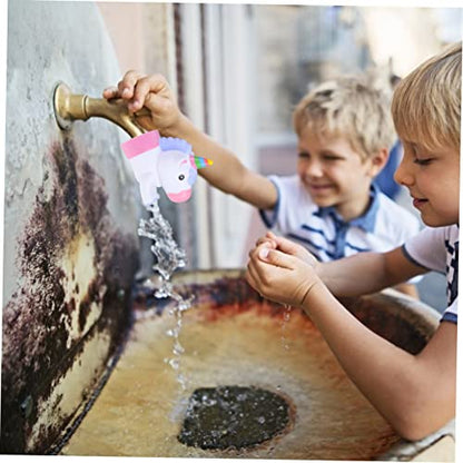 MERRYHAPY Unicorn Faucet Extender for Kids Toddler Faucet Extender Sink Spout for Kids Unicorn Hand Washing Water Guide Fits Most Bathroom Faucets 5.51 X 5.11 X 2.75 in