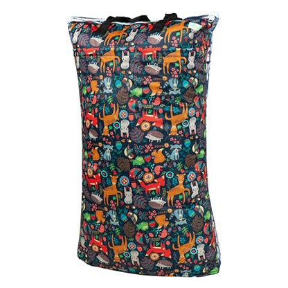 wegreeco Reusable Hanging Wet Dry Cloth Diaper Bag (Animal) - color: Animal