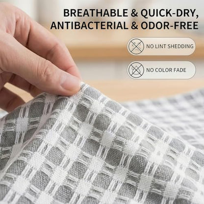 Towels 3 Pack Premium Wash Cloths Set, 25 by 17 Inches,100% Cotton Ring Spun,Highly Absorbent and Soft Feel Washcloths for Bathroom,Spa,Gym and Face,Grey