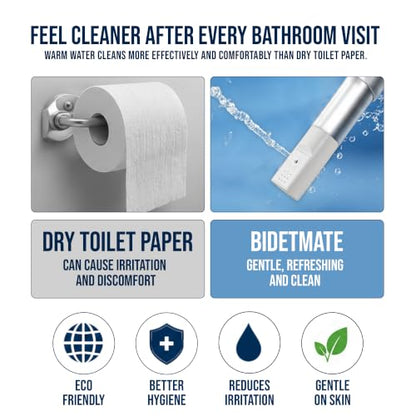 BidetMate 2000 Series Bidet Toilet Seat, Heated Water & Seat, Elongated | Unlimited Warm Water Wash, Air Dryer, Deodorizer, Self Cleaning Nozzle, Side Panel Controls, Fits Elongated Toilets - style: 2000 Series | Elongated | Side Panel