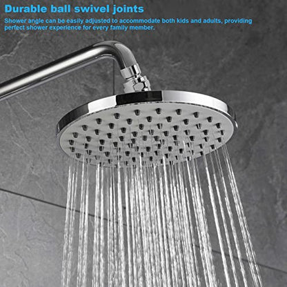 Brass Chrome Ball Joint Shower Arm Head Angle Adjustable Swivel Adapter