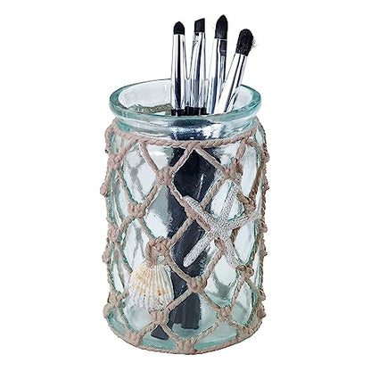 Avanti Linens - Tumbler, Resin Countertop Cup, Beach Inspired Bathroom Accessories (Seaglass Collection) - size: Tumbler