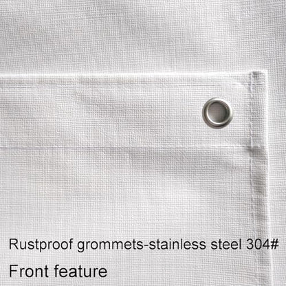 Flame Retardant Shower Curtain,Mesh Reinforced 15 G Vinyl Fabric for Bathroom Use 54 x 72 Inches - size: 54"W x 72"L (Pack of 1)