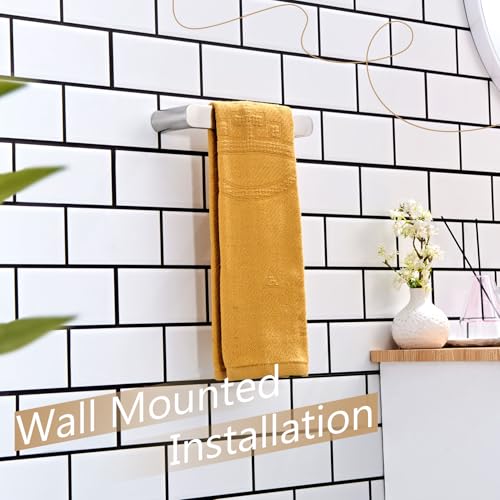 KOKOSIRI Towel Ring Brushed Nickel Hand Towel Bar for Bathroom Wall Mount 9-Inch Towels Rack Bathroom Organization Hardware Stainless Steel, B4010BR-L9 - color: Brushed Nickel