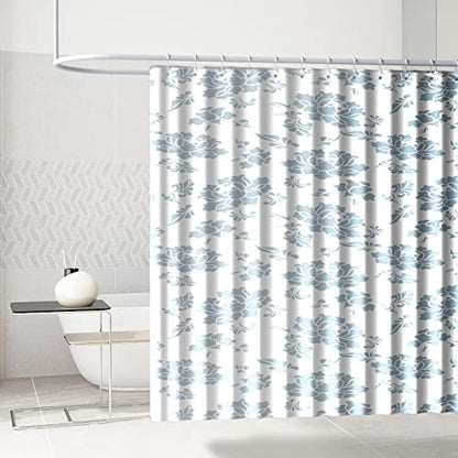 Shower Curtain Rings, SUTINE Shower Curtain Hooks, Stainless Steel Sliver Shower Curtain Hooks Rust Proof, Easy Sliding Double Shower Hooks for Shower Curtains & Liners, 12 Pcs (Chrome) - color: Chrome