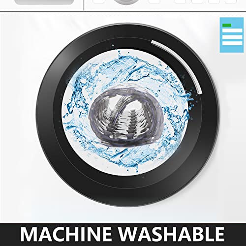 WELTRXE Non Slip Bathtub Mat 35 x 16 Inches Pebbles Shower Mats with Suction Cups, Drain Holes for Bathroom Showers, Tub, Machine Washable Bathroom Mats BPA, Latex Free Safe Tub Mats - Clear Gray - color: Pebbles-clear Gray, size: 35" x 16" (Rectangular)