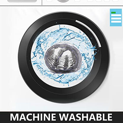 WELTRXE Non Slip Bathtub Mat 35 x 16 Inches Pebbles Shower Mats with Suction Cups, Drain Holes for Bathroom Showers, Tub, Machine Washable Bathroom Mats BPA, Latex Free Safe Tub Mats - Clear Gray - color: Pebbles-clear Gray, size: 35" x 16" (Rectangular)