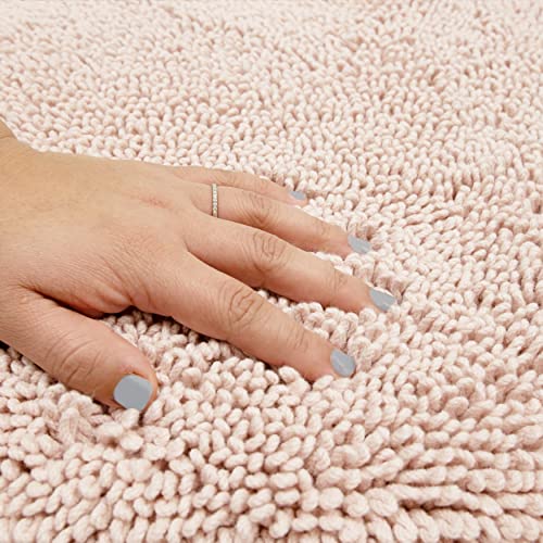 Mohawk Home Classic Cotton Ii Blush 1' 9" x 2' 10" Bath Mat - color: Blush Pink, size: 1'9" x 2'10" (Rectangular)