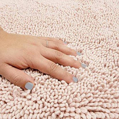 Mohawk Home Classic Cotton Ii Blush 1' 9" x 2' 10" Bath Mat - color: Blush Pink, size: 1'9" x 2'10" (Rectangular)