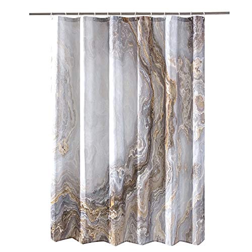 Shower Curtain Marble Texture for Bathroom, Polyester Fabric Waterproof Bathroom Decor,72x72 Inches,Stardard Size - color: Marble, size: 72"W x 72"L (Pack of 1)