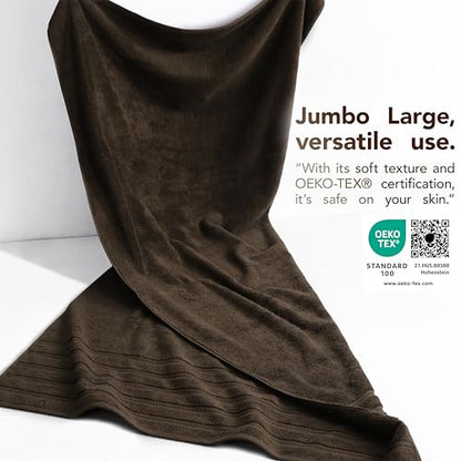 American Soft Linen 100% Cotton Luxury Turkish Towels, 35x70 XL Bath Sheet | Soft Absorbent Quick Dry OEKO Tex Standard 100 Certificated Durable Machine Washable Premium Hotel Quality - color: Chocolate Brown, size: 1 Piece set