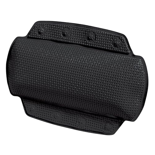 Spirella - Alaska Bath Cushion with 8 Suction Cups Antibacterial - Non-Slip Washable - Black - 23 x 36 cm - color: Black, size: 23 x 32 cm