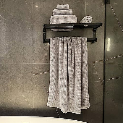 Oversized Bath Towels Extra Large 40x80 Inches Bath Sheets for Adults Super Soft Quick Dry Highly Absobent Microfiber Shower Towels (Grey,6 Piece)… - color: Grey 6 Piece, size: 6 Piece