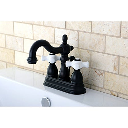 Kingston KB1605PX 4" Centerset Bathroom Faucet, Oil Rubbed Bronze - color: Oil Rubbed Bronze