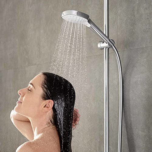 hansgrohe Croma Select E Shower system 110 Vario with Ecostat Comfort thermostatic mixer and shower rail 90 cm