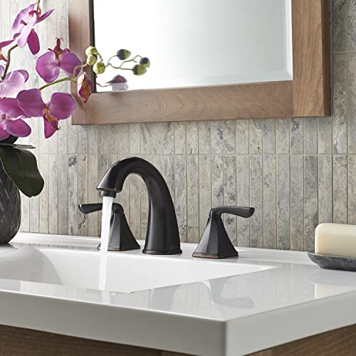 Pfister Selia Bathroom Sink Faucet, 8-Inch Widespread, 2-Handle, 3-Hole, Tuscan Bronze Finish, LF049SLYY