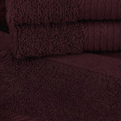 100% Cotton Hand Towels 18x28 Inches, 600 GSM, Soft & Absorbent, Set of 12, Brown - color: Brown, size: Hand Towel Set of 12